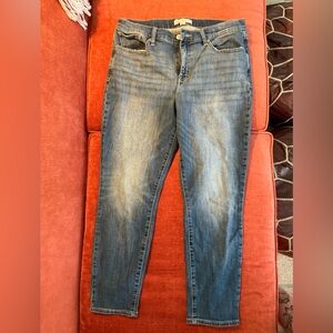 Lucky Brand Blue Denim Jeans with Distressed Details